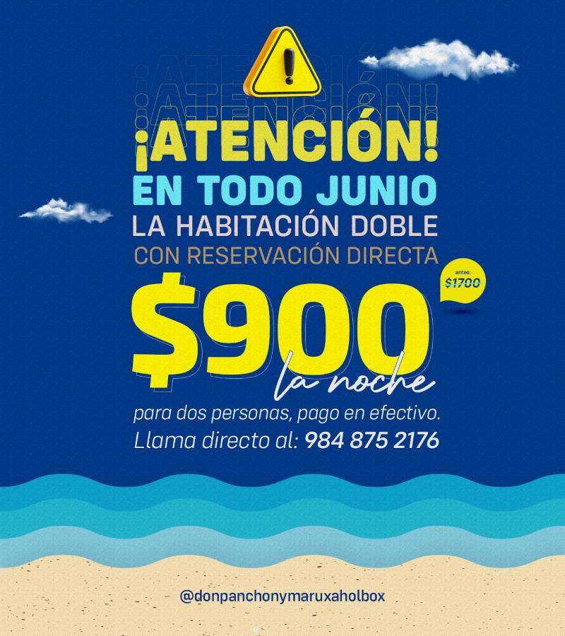 Don Panchon Y Maruxa Hotel Isla Holbox Bagian luar foto